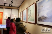 《春天最后一场雪》工笔画精品展在水上公园开幕