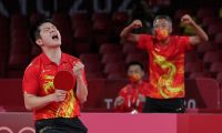 樊振东马龙艰难取胜会师奥运会乒乓球男单决赛