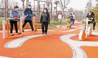 小淀体育文化公园正式开放 村民健身好去处