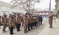 中铁十五局五公司与天津红桥人民武装部联合开展抗疫志愿服务