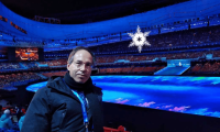希腊体育总秘书长乔治斯·马洛塔斯代表希腊出席北京冬奥会闭幕式