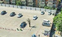 河东区利用棚改闲置地块新建公共停车场 共计650个停车位