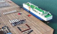天津港开通以星南美滚装新航线 助力中国品牌“走出去”